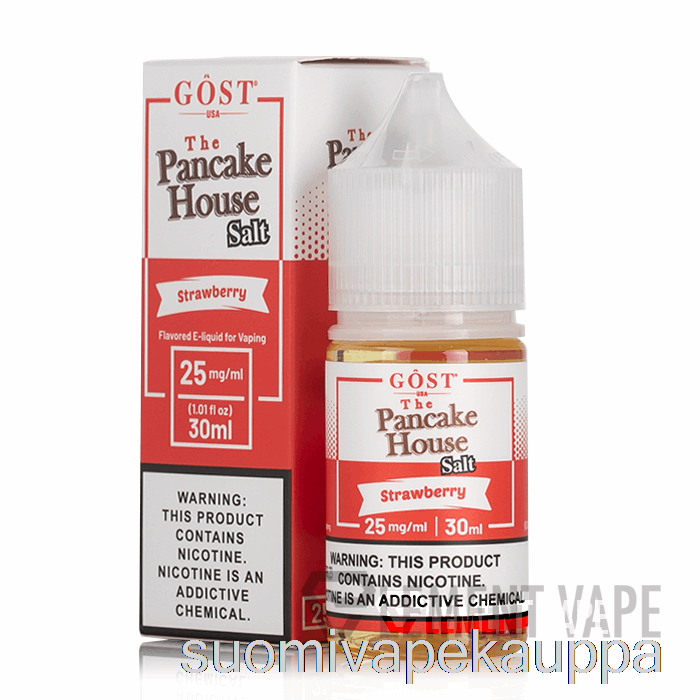 Vape Box Mansikkasuolat - Pannukakkutalo - Gost Vapor - 30ml 25mg